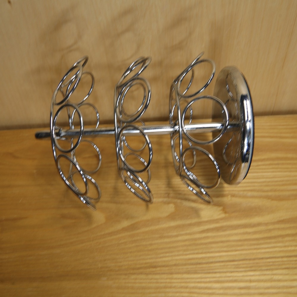 Chrome Rotating Coffee Pod Carousel Holder 18 Capacity Single Serve Organizer